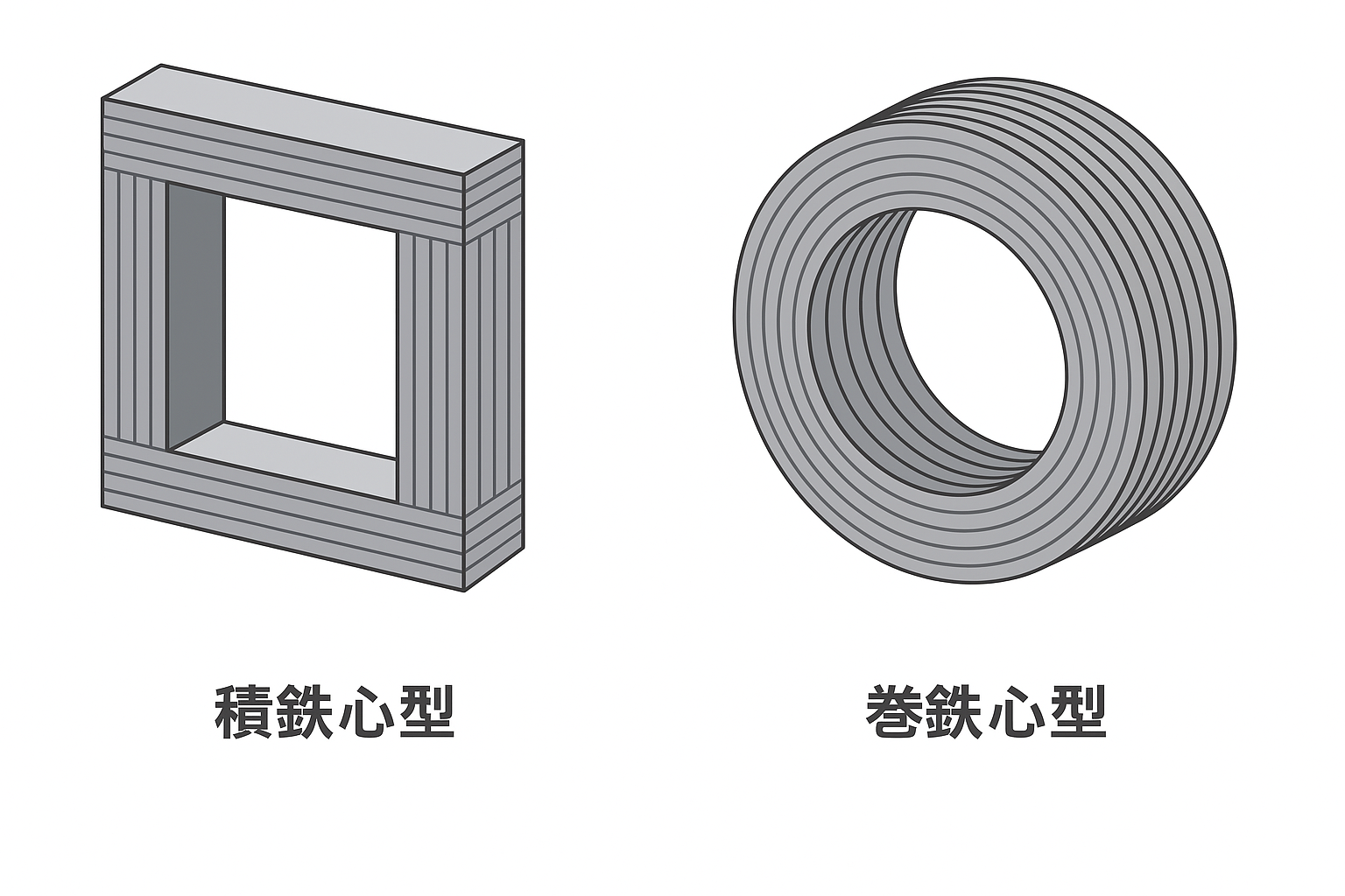 鉄心の種類